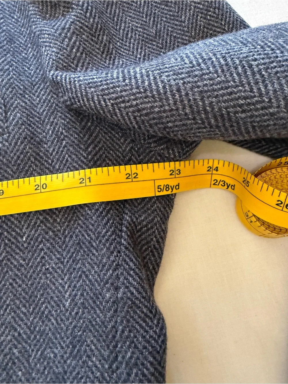 Towncraft Gray Herringbone Sport Coat